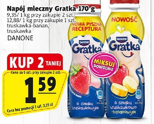 Napój mleczny gratka promocja w Prim Market