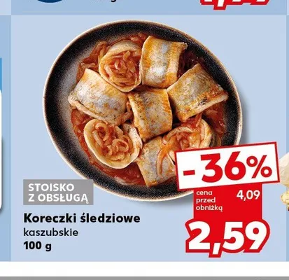Koreczki śledziowe kaszubskie promocja w Kaufland