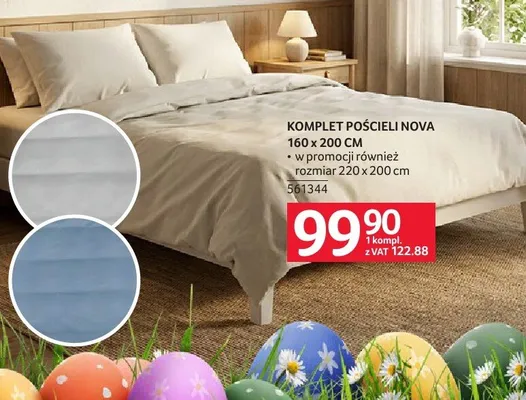 Komplet pościeli bawełna 140 x 200 cm + 70 x 80 cm promocja w Selgros