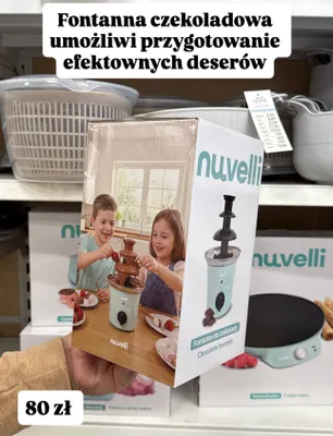 Fontanna czekoladowa Nuvelli promocja w Pepco