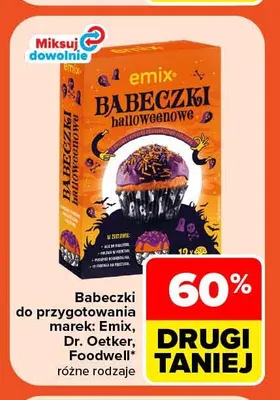 Babeczki do przygotowania Emix promocja w Carrefour