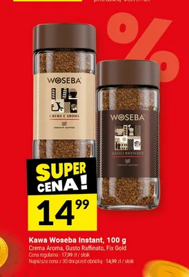 Kawa Woseba Instant Fix Gold promocja w Twój Market