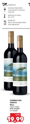 Wino Sombra Del Viento Cabernet Sauvignon promocja w Kaufland