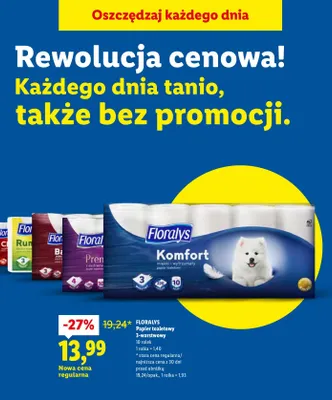 Papier toaletowy Komfort 3-warstwowy 10 szt. Floralys promocja