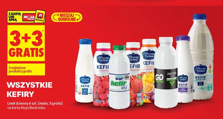 Kefir Krasnystaw promocja w Biedronka