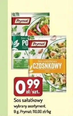 Sos sałatkowy czosnkowy Prymat promocja w Avita