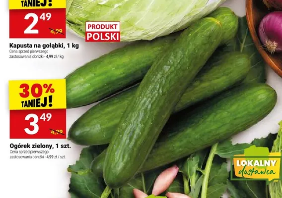 Ogórek zielony promocja w Twój Market