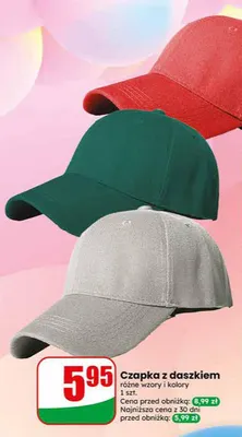 Czapka z daszkiem promocja w Dino