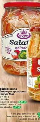 Sałatka obiadowa promocja w Dino