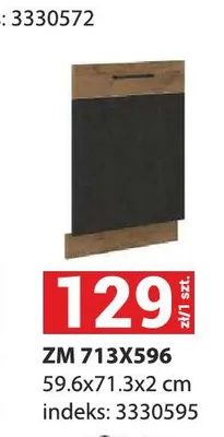 Front zmywarki Vigo Grafit ZM 713x596 promocja w Merkury Market
