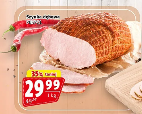Szynka dębowa Pekpol promocja w Prim Market