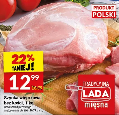 Szynka wieprzowa bez kości promocja w Twój Market