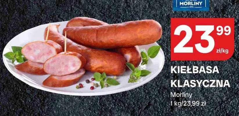 Kiełbasa Klasyczna Morliny promocja w Chorten