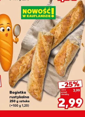 Bagietka rustykalna promocja w Kaufland