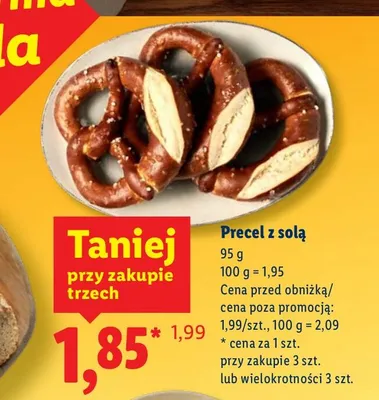 Precel z solą promocja w Lidl