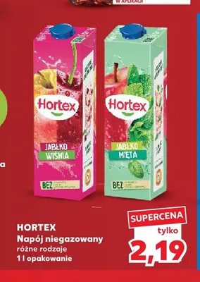 Napój niegazowany Hortex promocja w Kaufland