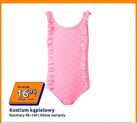 Kostium kąpielowy promocja w Action