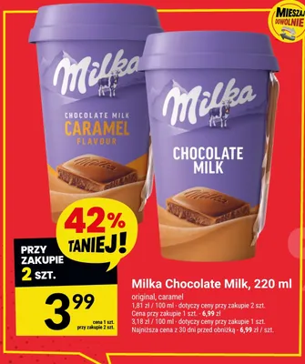 Napój mleczny Milka Chocolate Milk Original promocja w Twój Market