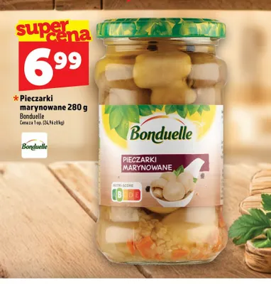 Pieczarki marynowane Bonduelle promocja w TOPAZ