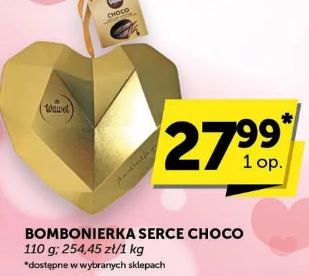 Bombonierka Serce Choco promocja w ABC