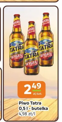 Piwo Tatra Mocne promocja w Społem Częstochowa