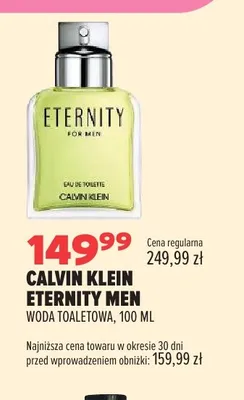 Woda toaletowa Calvin Klein Eternity Men promocja w Drogerie Natura