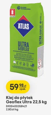 Klej do płytek Atlas Geoflex Ultra promocja w Castorama