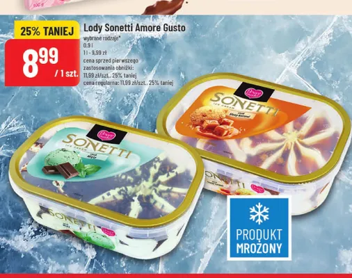 Lody Amore Gusto promocja w POLOmarket