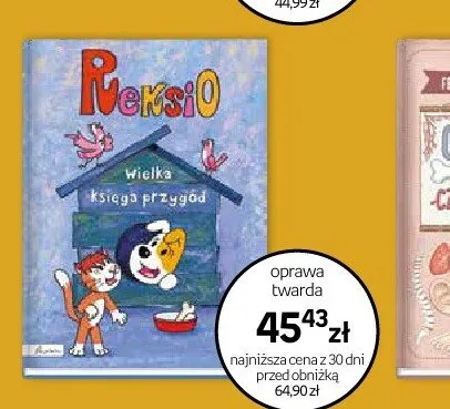 Książka Reksio wielka księga przygód oprawa twarda promocja w Dzień Dziecka