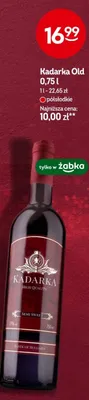 Wino Old półsłodkie promocja w Żabka