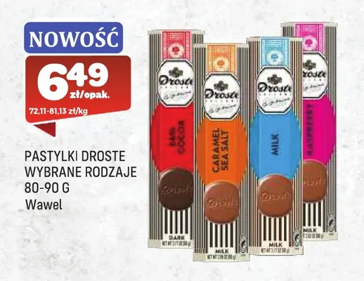 Pastylki Droste promocja w Społem Praga