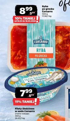 Filety śledziowe w sosie (różne rodzaje) promocja w Netto
