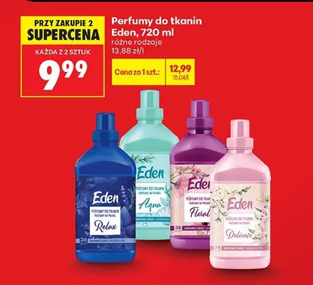 Perfumy do tkanin Eden Relax promocja w Biedronka