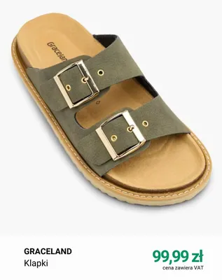 Klapki Graceland promocja w Deichmann