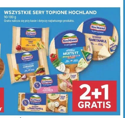 Ser topiony w plastrach Hochland Toast promocja w Stokrotka