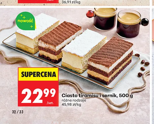 Ciasto sernik promocja w Biedronka
