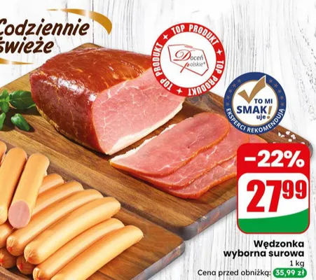 Wędzonka wyborna surowa promocja w Dino