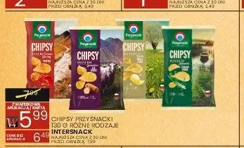 Chipsy Przysnacki o smaku zielonej cebulki promocja w Wafelek