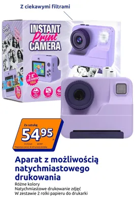 Aparat z możliwością natychmiastowego drukowania promocja w Action