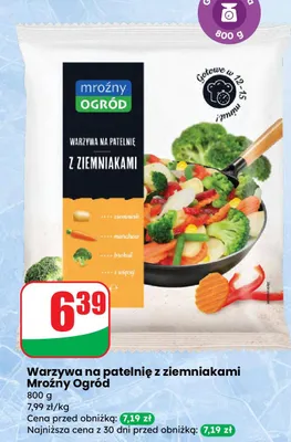 Warzywa na patelnię z ziemniakami promocja w Dino