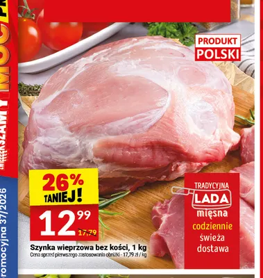 Szynka wieprzowa bez kości promocja w Twój Market