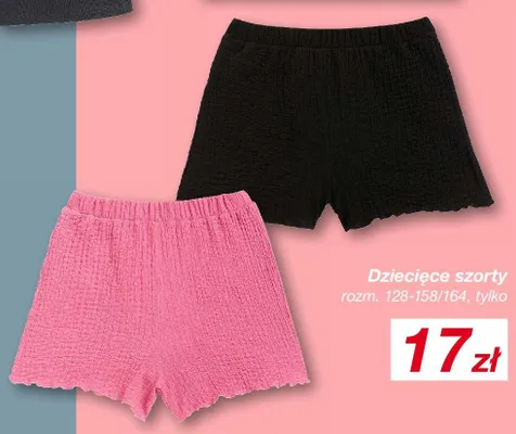 Dziecięce szorty rozm. 128-158/164 promocja w KiK