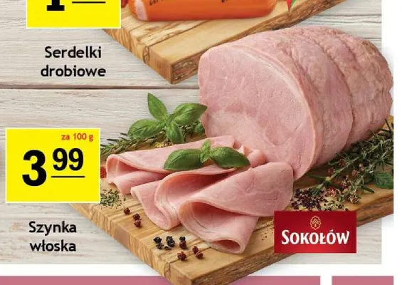 Szynka włoska Sokołów promocja w Gram Market