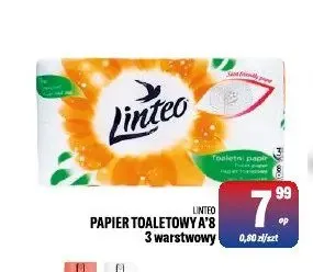 Papier toaletowy Linteo 3-warstwowy promocja w Tomi Markt