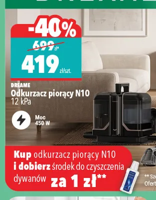 Odkurzacz piorący Dreame N10 promocja w Biedronka Home