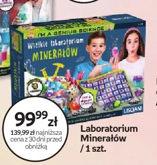 Laboratorium Minerałów I'm a Genius Science Lisciani promocja w Empik