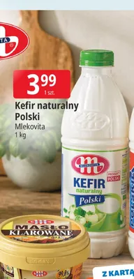 Kefir naturalny Polski Mlekovita promocja w Leclerc