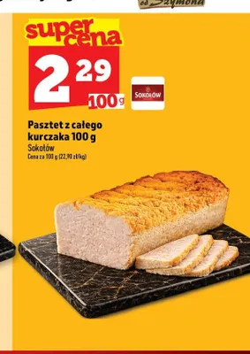 Pasztet z całego kurczaka Sokołów promocja w TOPAZ