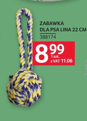 Zabawka dla psa lina 22 cm promocja w Selgros