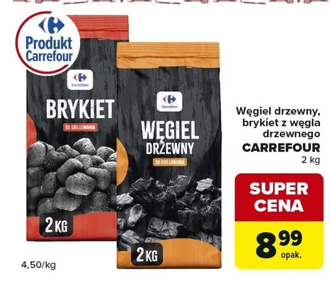 Brykiet z węgla drzewnego Carrefour promocja w Carrefour Express
